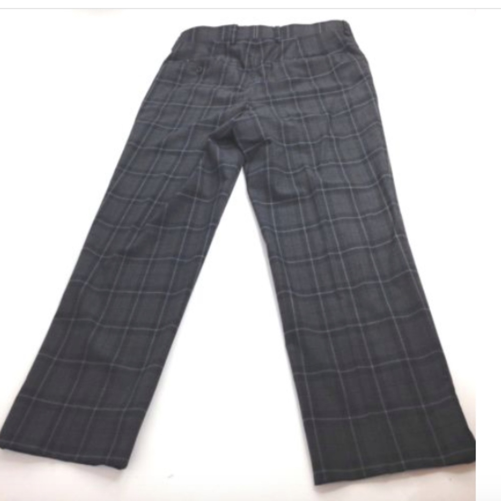 Paul Betenly Windowpane Dress Pants A-366